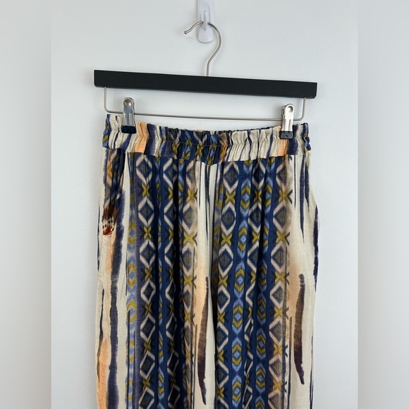 ORANGE AMORE ( Made in Italy) Bohemian Wide-Leg Pants SIze L - Picture 3 of 5